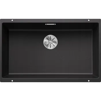 Granitový dřez Jednokomorový granitový dřez Blanco Subline 700-U černý