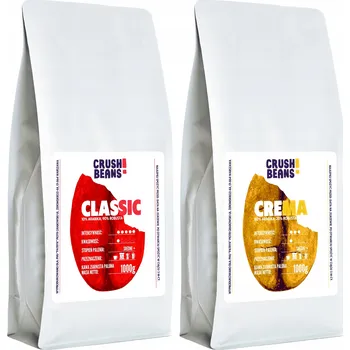Káva Káva zrna 2kg CLASSIC+CREMA Crush Beans MIX