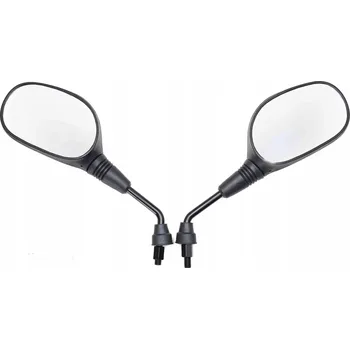 Zrcátko pro motocykl Zrcátka M10 YM-680 ČERNÁ KRÁTKÁ SADA.