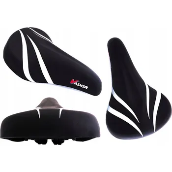 Sedlo na kolo Dětské sedlo /235x155/ VADER 701A / s objímkou, černo-bílé