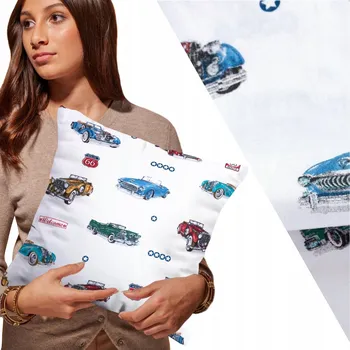 Povlak na dekorativní polštářek POVLAK 40x40 na polštář polštář Jaśki, zip na spaní, Belluno, BAVLNA