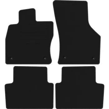 autokoberec Velurové autokoberce s upevněním v sadě Edecor