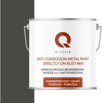 barva na kov BARVA NA KOV NA REZ LITINOVÁ PLECHOVÁ 4v1 ŠEDÁ TMAVÁ RAL 7022 POLOMAT 5L