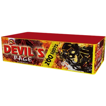 Zábavní pyrotechnika Kompaktní ohňostroj Devils rage 200ran, 20mm.