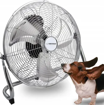 Domácí ventilátor Ventilátor - cirkulátor vzduchu Esperanza Scirocco, stříbrno-šedý