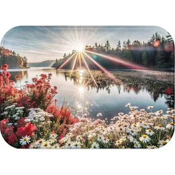 Koupelnová předložka KOUPELNOVÁ PŘEDLOŽKA MĚKKÁ 60X40 PRYSZNIC STYLOWA MATA ANTYPOŚLIZGOWA VZOR