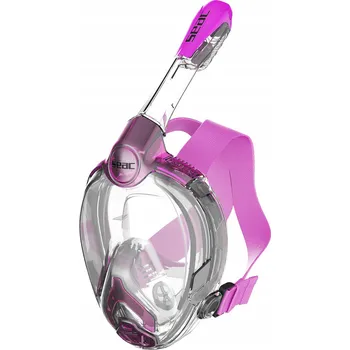 Potápěčská maska Potápěčské Brýle potápěčská potápěčské brýle s trubičkou Seac LIBERA růžová