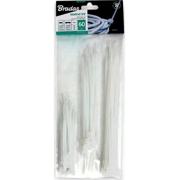 Stahovací páska Hadicová spona Bradas 3,6 mm x 150 mm, 100 ks