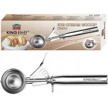 Naběračka SILNÁ NABĚRAČKA LŽÍCE NA ZMRZLINU BRAMBORY RÝŽI Nerezová Ocel