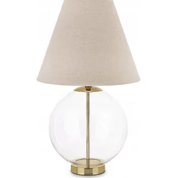 Lampička Skleněná Kulatá Noční Lampa Moderní Stolní Lampa Na Stolek Komodu