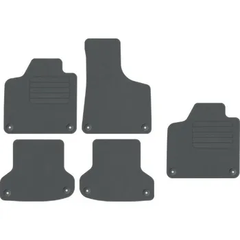 autokoberec Kobercové rohožky Edecor velurové 5 ks