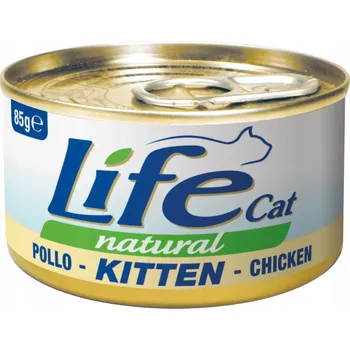 Krmivo pro kočku LIFE CAT KONZERVY 85G KITTEN KUŘE