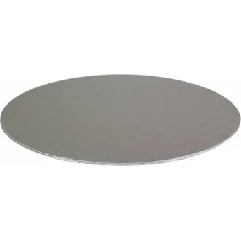 PME Dortová podložka stříbrná O 35,5 cm, výška 3 mm