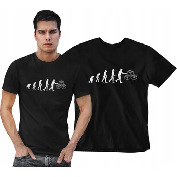 Pánské Tričko s potiskem Evoluce Kostky Vtipné Dárek k narozeninám S