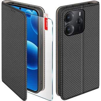Pouzdro na mobilní telefon Pouzdro s klopou KrainaGSM pro Xiaomi Redmi Note 14 černé