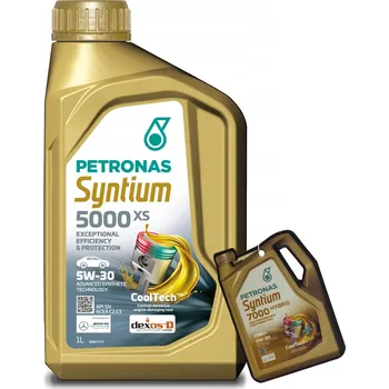 Motorový olej Motorový olej PETRONAS Syntium 5000XS 5W-30 ACEA SN 1l + Přívěšek zdarma
