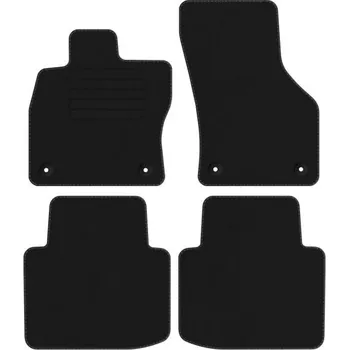 autokoberec Velurové autokoberce s upevněním v sadě Edecor