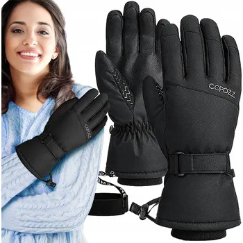 Rukavice Dámské zimní rukavice zateplené dotykové teplé sportovní lyžařské XL