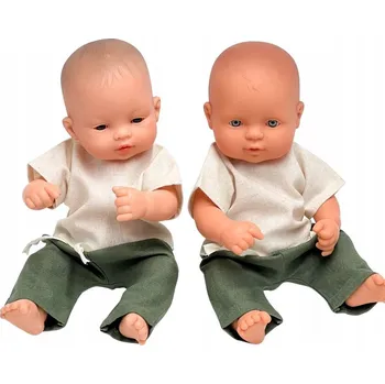 Doplněk pro panenku Tričko a zelené kalhoty pro panenku Miniland 32 cm