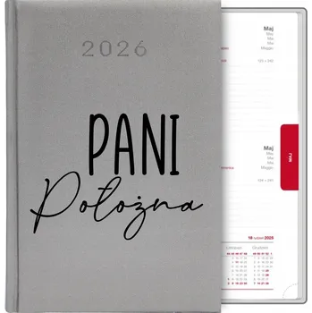 Kalendář Knižkový kalendář 2026 A5 stříbrný