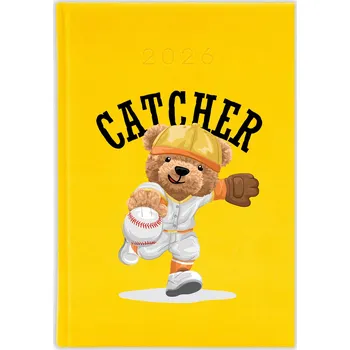 Kalendář Knižkový kalendář 2026 A5 žlutý