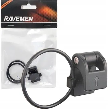 Cyklosvítilna DRŽÁK ZADNÍHO SVĚTLA na kolo RAVEMEN TR20 TR30M TR50, upevnění ABM02