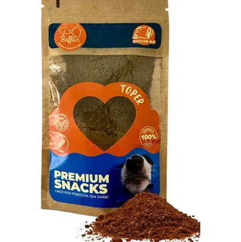 Pamlsek pro psa Toper pro psa Sušené mleté maso – zvěřina s mořskými řasami 100g BaffiDi