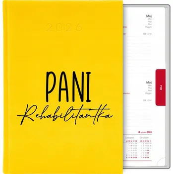 Kalendář Knižkový kalendář 2026 A5 žlutý