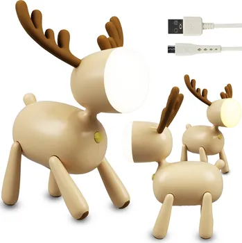 Lampička Noční lampa MARY S hnědá