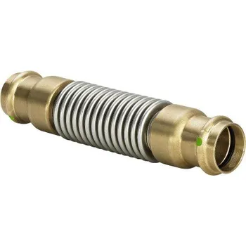 Instalatérský materiál Viega 2251 kompenzátor 22 mm, lisovací, voda, červený bronz/nerez