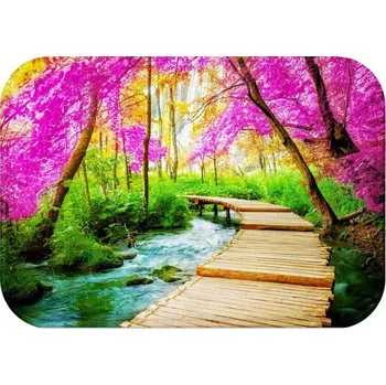 Koupelnová předložka KOUPELNOVÁ PŘEDLOŽKA | MĚKKÁ MATA PRYSZNIC ANTYPOŚLIZGOWA 60X40 STYLOWA VZ