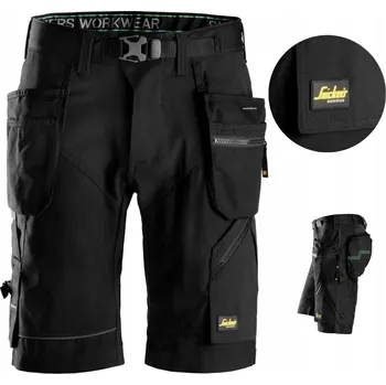 Pracovní obuv BOZP Kraťasy Snickers 6904 Flexiwork černé 50