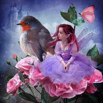 Diamantové malování DIAMANTOVÉ VYŠÍVÁNÍ Diamond Painting Diamantová Mozaika Pro Děti Sada 5D