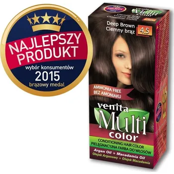 Barva na vlasy Venita Multi Color Barva na vlasy Tmavě Hnědá