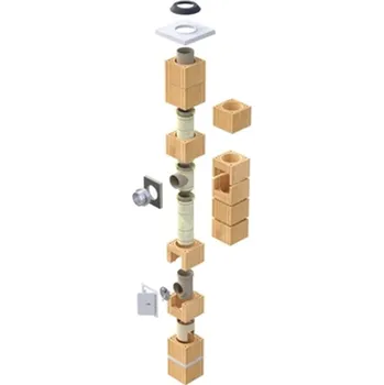 Komín Komínová sestava Ciko Easy DN 180 výška 6 m