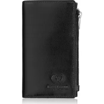 Peněženka Dámská kožená peněženka velká elegantní černá s RFID ochranou Paolo Peruzzi