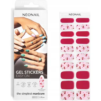 Lak na nehty NEONAIL Hybridní lak v nálepce GEL STICKERS EASY ON M15