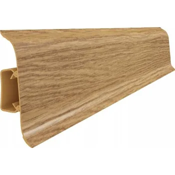 soklová lišta Lišta Vilo PVC 1 x 55, délka 250 cm, dub