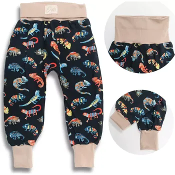 ESITO | Dětské tepláky s vysokým pasem Chameleon - tmavě modrá / 74