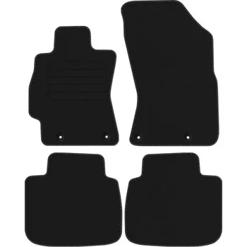 autokoberec Velurové autokoberce s upevněním v sadě Edecor