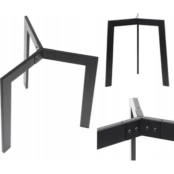 Konferenční stolek Stůl Stema 80 x 80 x 72,5 cm černý