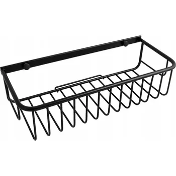 KOUPELNOVÁ POLICE DRÁTĚNÁ ČERNÁ 1814