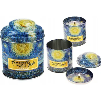 Obraz Kovová dóza - V. van Gogh Hvězdná noc