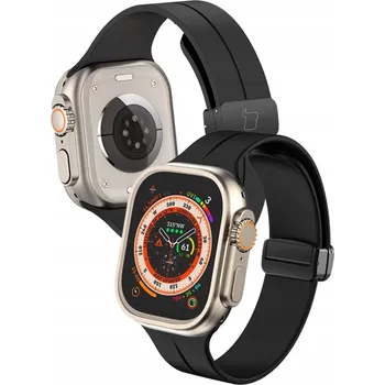 Řemínek na hodinky Řemínek Bizon pro Apple 35mm červený