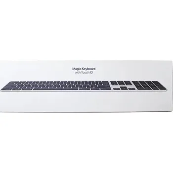 Klávesnice KLÁVESNICE S HEBREJSKÝM ROZLOŽENÍM APPLE KEYBOARD TOUCH ID NUMERICKÁ KLÁVESNICE ČERNÁ