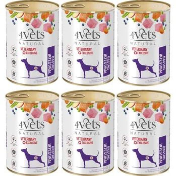 Krmivo pro psa Mokré krmivo Krmivo 4Vets Natural Gastro Intestinal pro psy 6x400g