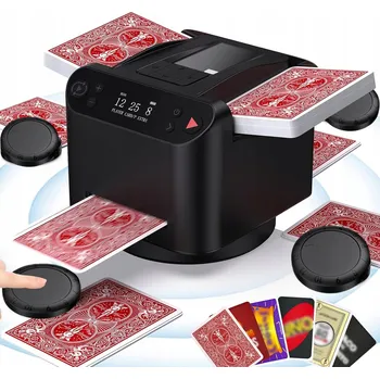 Poker Míchačka karet 360° otočná základna pro Uno Blackjack Texas Holdem