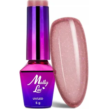 Lak na nehty Molly Lac Hybridní lak 5 ml - Č. 471 Jahodová pěna