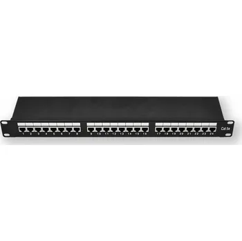 Patch panel PP-130 24P/C5E/S - 19" patch panel 1U, 24 portů C5E stíněný