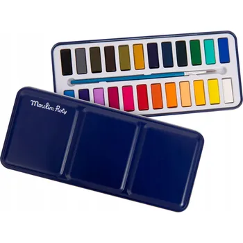 Vodová barva MOULIN ROTY Sada akvarelových barev 24